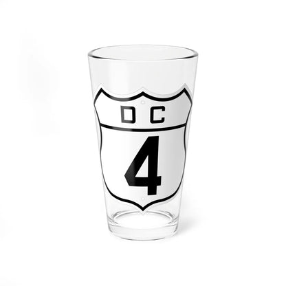DC-4 (Washington D.C.) (Road Sign) Pint Glass 16oz 16oz - Go Mug Yourself