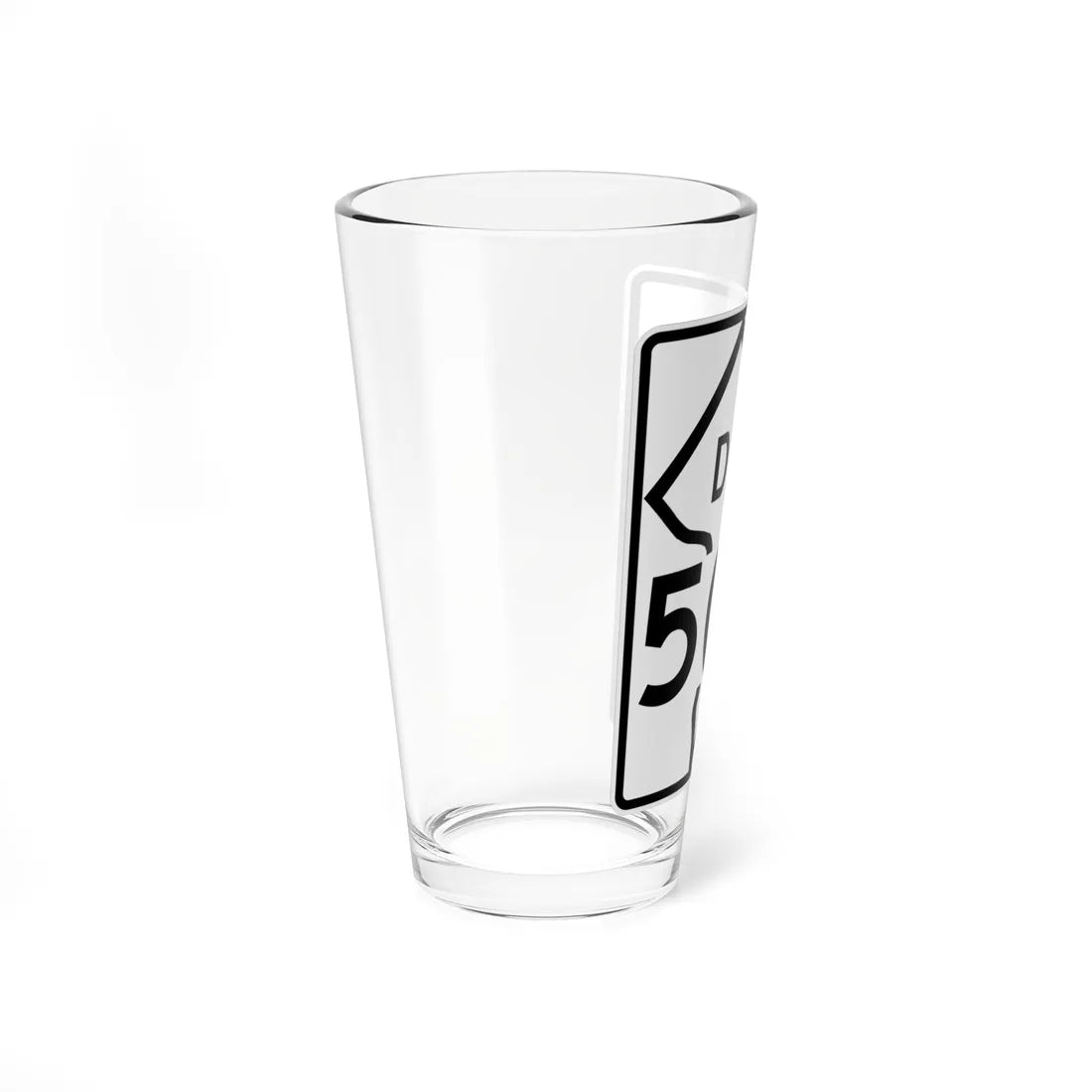 DC-500 (Washington D.C.) (Road Sign) Pint Glass 16oz - Go Mug Yourself