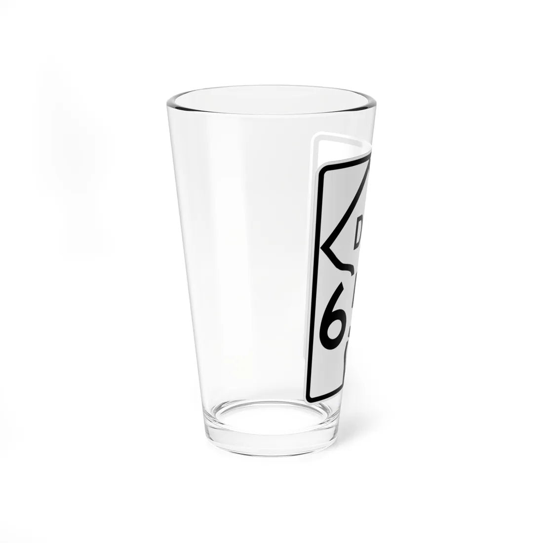 DC-650 (Washington D.C.) (Road Sign) Pint Glass 16oz - Go Mug Yourself