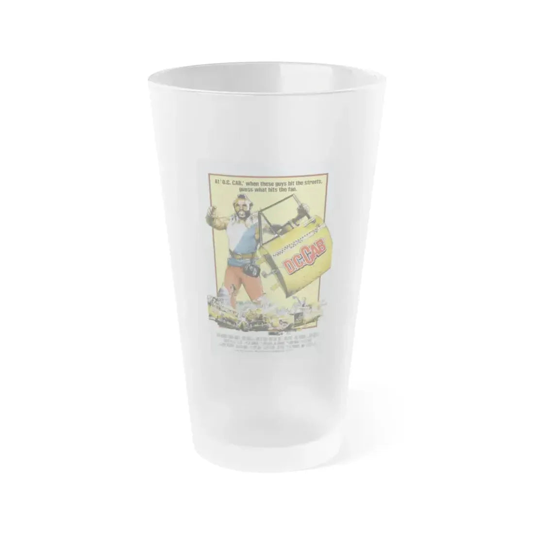 DC CAB 1983 Movie Poster - Frosted Pint Glass 16oz Default Title - Go Mug Yourself