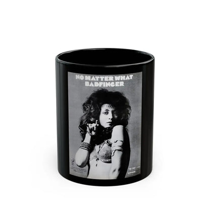 Badfinger 1970 (Music Poster) Black Coffee Mug-11oz-Go Mug Yourself