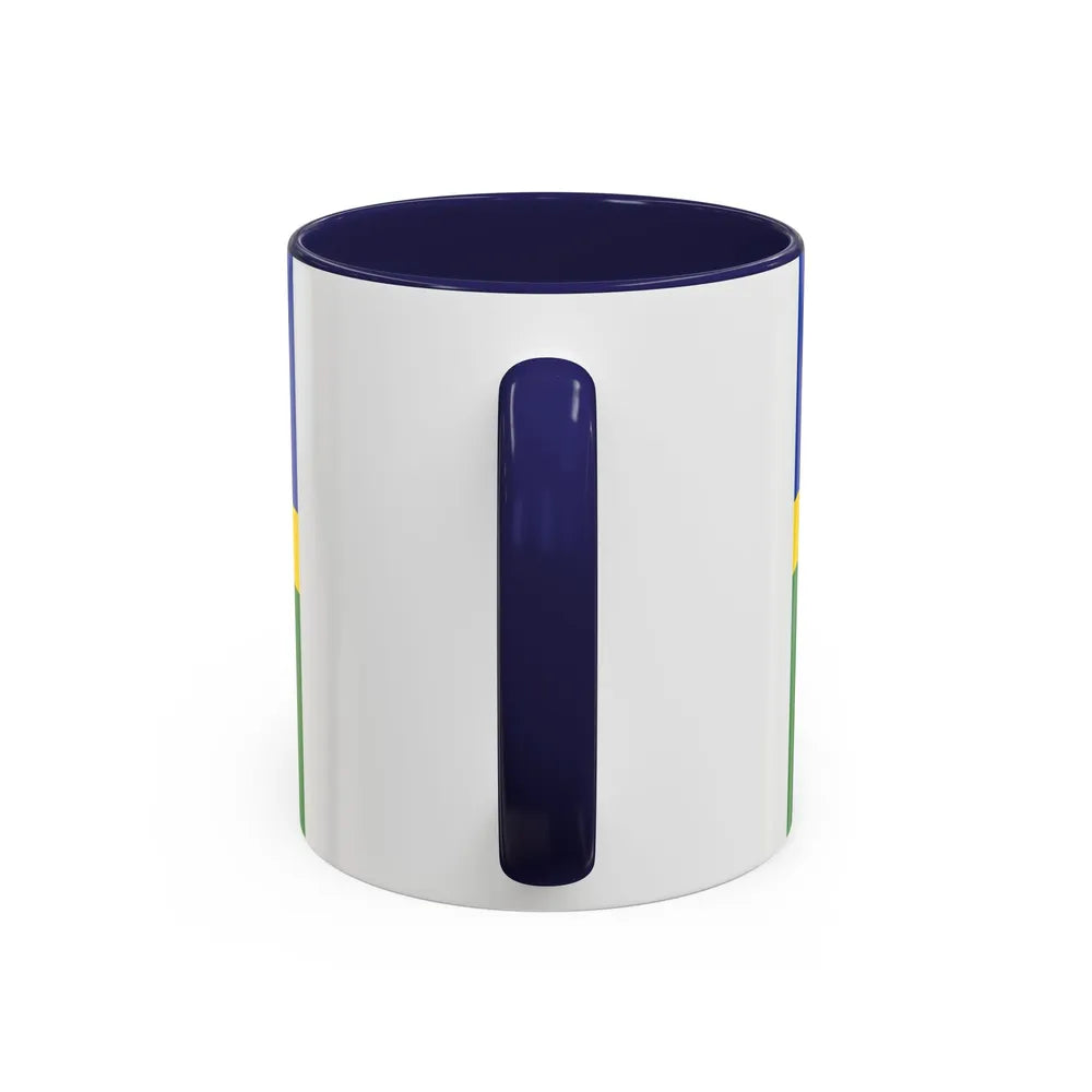 Flag of Flevoland Netherlands - Accent Coffee Mug-Go Mug Yourself