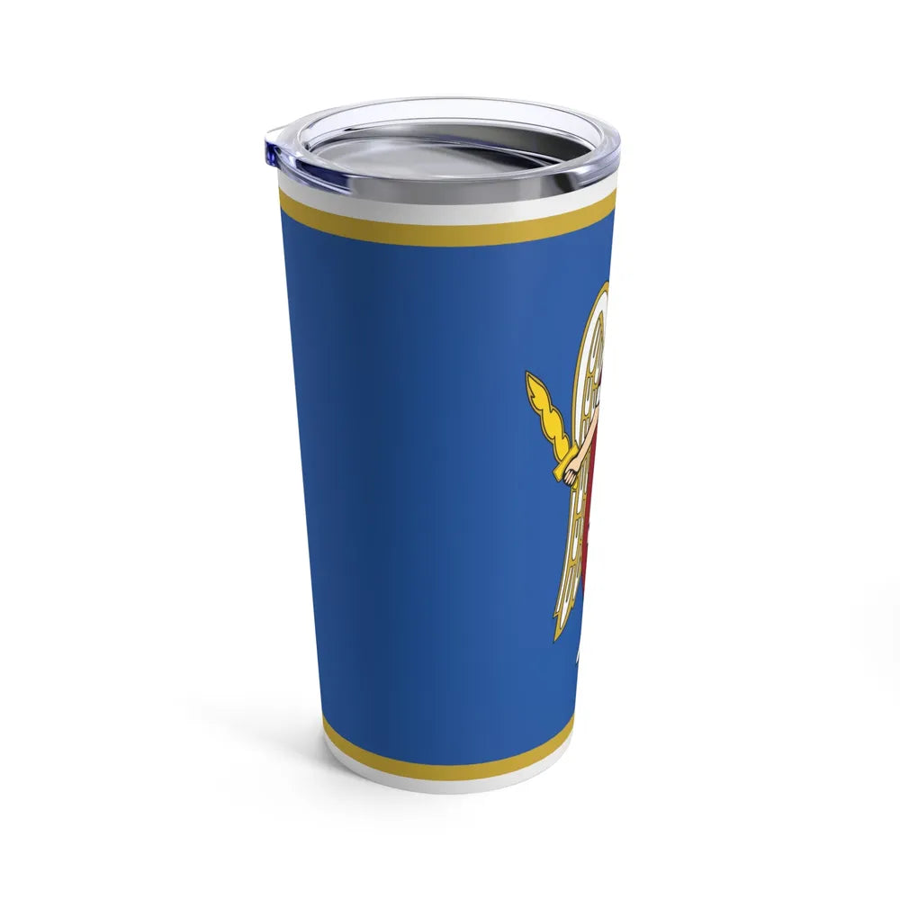 Flag of Kyiv Ukraine - Tumbler 20oz-Go Mug Yourself