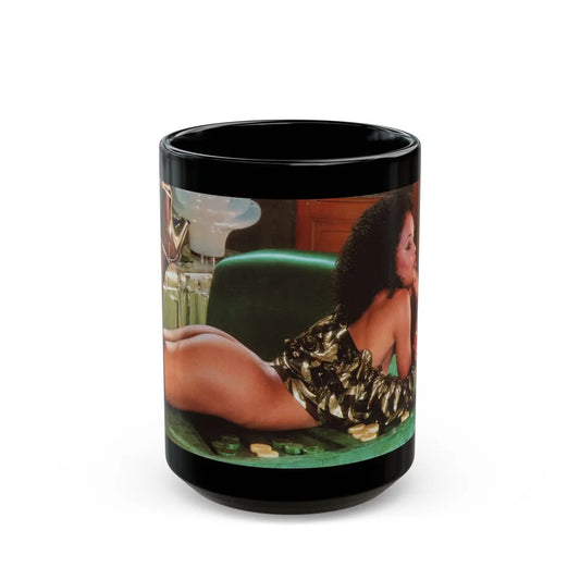 Ola Ray #111 (Vintage Female Icon) Black Coffee Mug-15oz-Go Mug Yourself