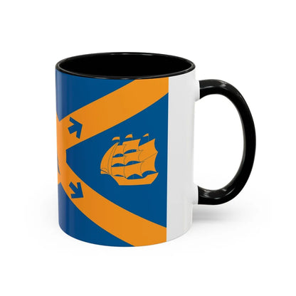 Flag of Halifax Canada - Accent Coffee Mug-Go Mug Yourself