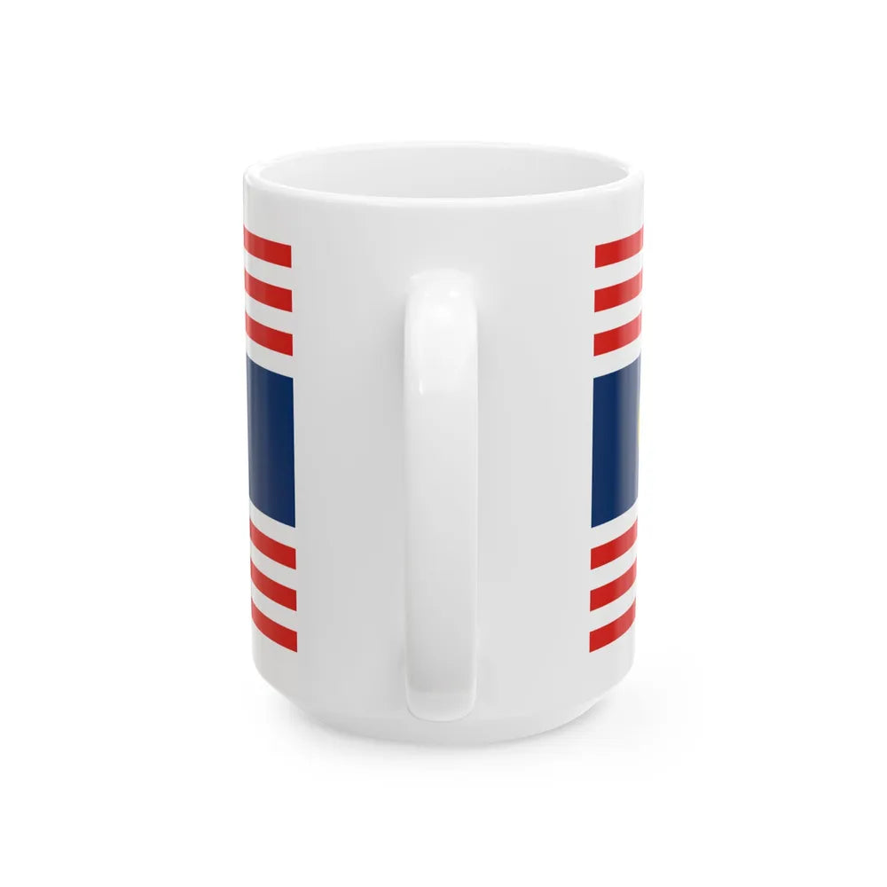 Flag of Kuala Lumpur Malaysia - White Coffee Mug-Go Mug Yourself