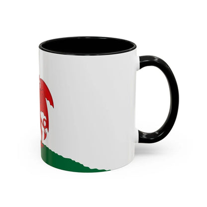 Flag of Cardiff UK - Accent Coffee Mug-Go Mug Yourself