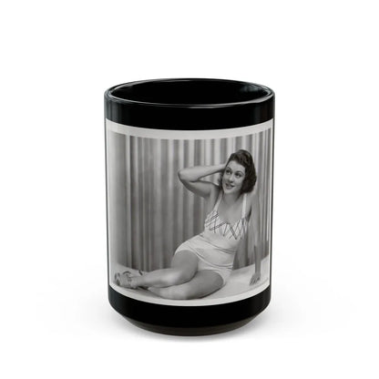 Lillian Roth #46 (Vintage Female Icon) Black Coffee Mug-15oz-Go Mug Yourself