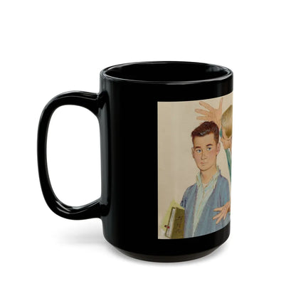 Don't Be Shy, 1958 - Black Coffee Mug-Go Mug Yourself