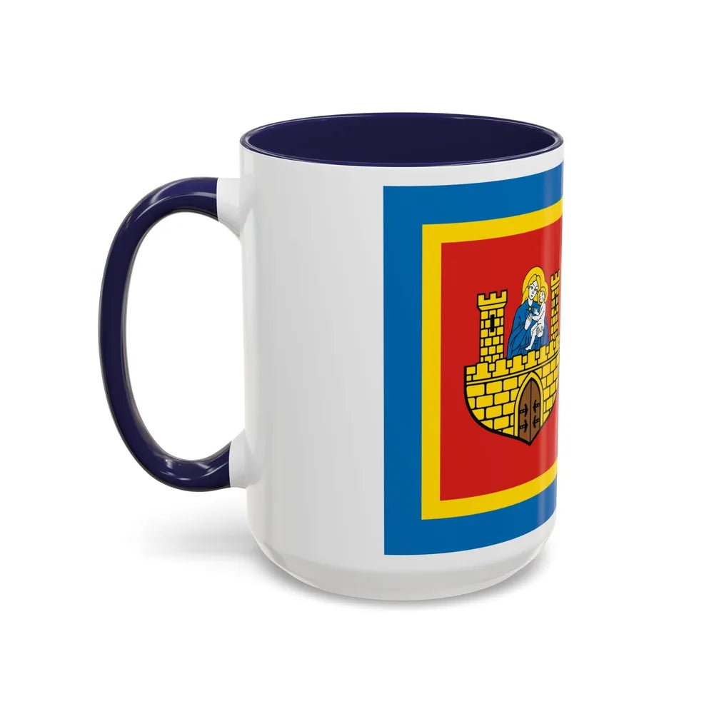 Flag of Frombork Poland - Accent Coffee Mug-Go Mug Yourself