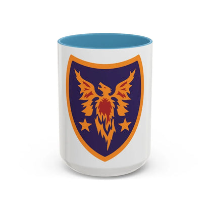 Reserve Aviation Command (U.S. Army) Accent Coffee Mug-15oz-Light Blue-Go Mug Yourself