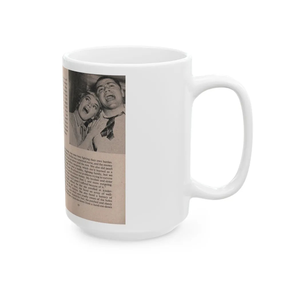 Sheree North #157 - Pages 20 & 21 from 66 PHOTOGRAPHS OF Sheree NORTH U.K. Pocket Mag. (Vintage Female Icon) White Coffee Mug-Go Mug Yourself