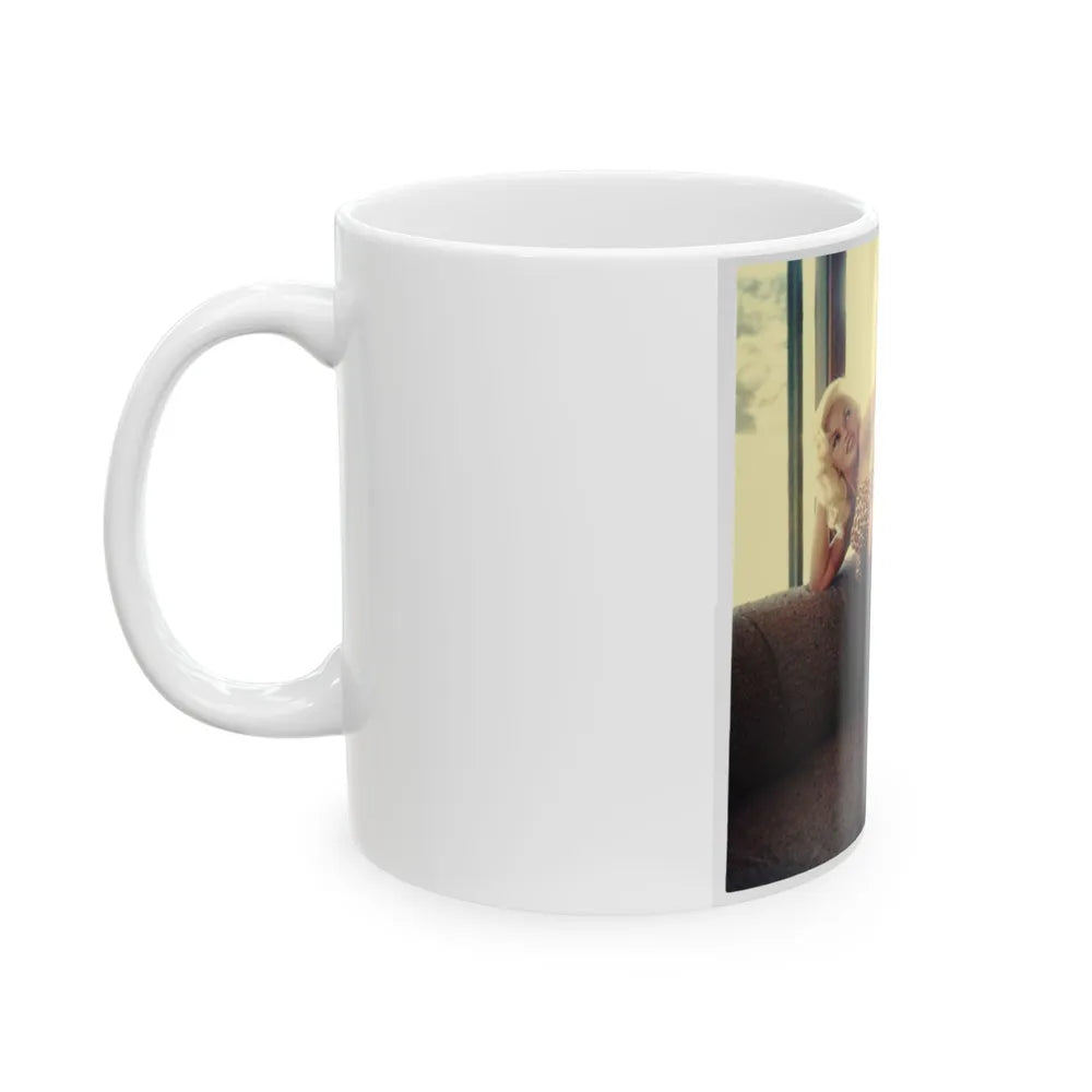 Jayne Mansfield #223 (Vintage Female Icon) White Coffee Mug-Go Mug Yourself