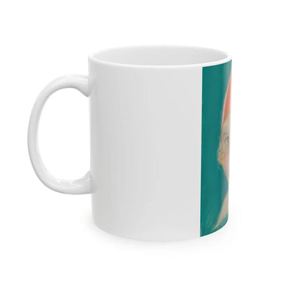 Blonde Beauty - White Coffee Mug-Go Mug Yourself