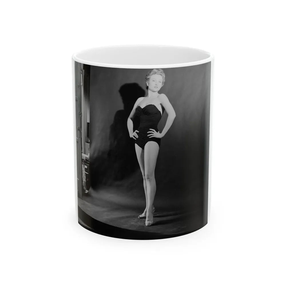 Carol Ohmart #27 (Vintage Female Icon) White Coffee Mug-11oz-Go Mug Yourself