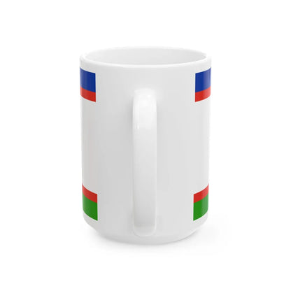 Flag of Yakutsk Russia - White Coffee Mug-Go Mug Yourself