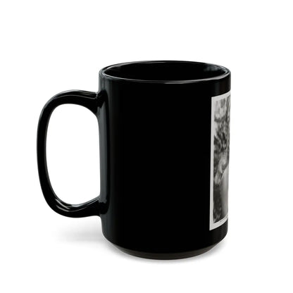 Julie Newmar #103 (Vintage Female Icon) Black Coffee Mug-Go Mug Yourself