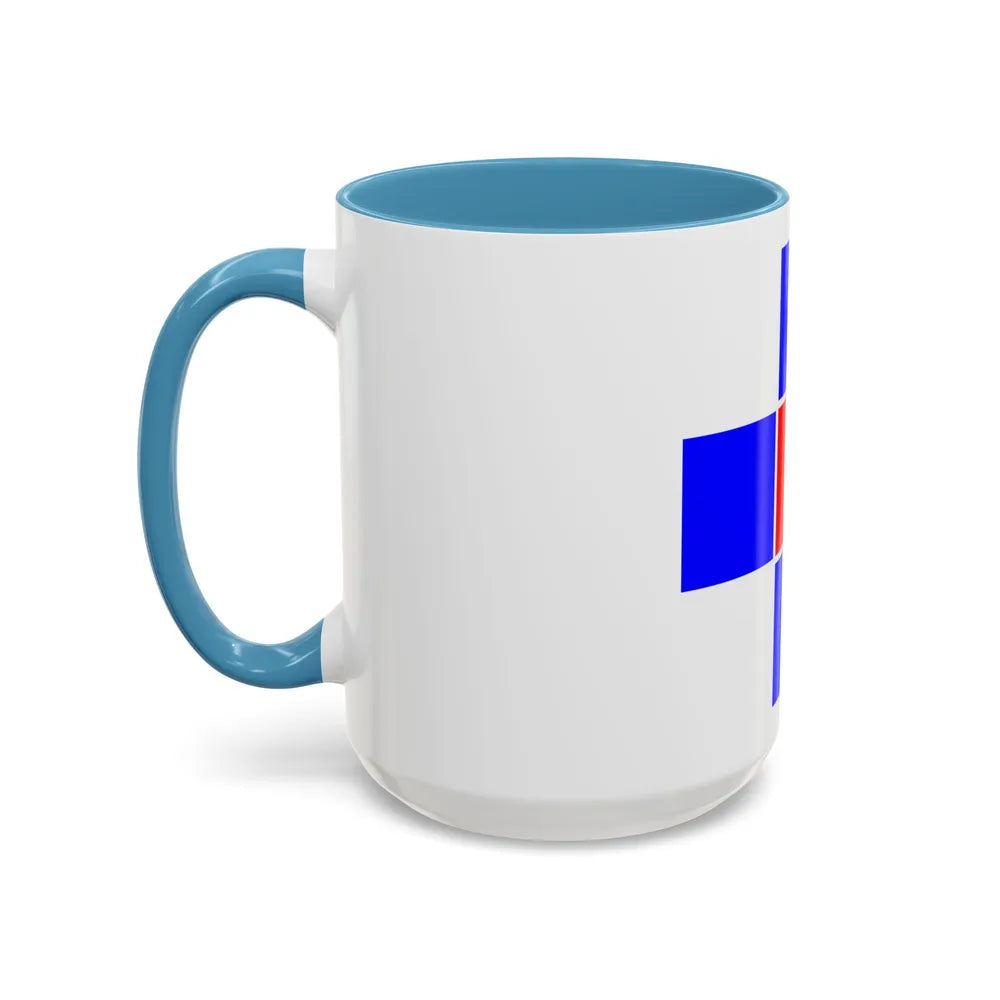 Flag of Attard Malta - Accent Coffee Mug-Go Mug Yourself