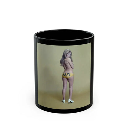 Julie Ege #231 (Vintage Female Icon) Black Coffee Mug-11oz-Go Mug Yourself