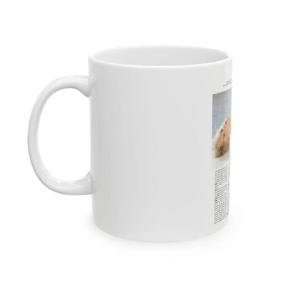 Linda Blair #188 - Topless (Vintage Female Icon) White Coffee Mug-Go Mug Yourself