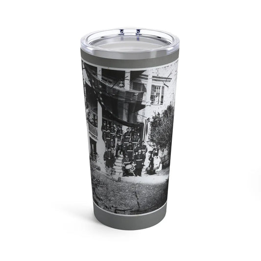 U.S. Army Band Standing On Steps (U.S. Civil War) Tumbler 20oz-20oz-Go Mug Yourself