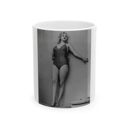 Jayne Mansfield #242 (Vintage Female Icon) White Coffee Mug-11oz-Go Mug Yourself