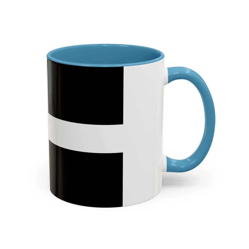 Flag of Cornwall UK - Accent Coffee Mug-Go Mug Yourself