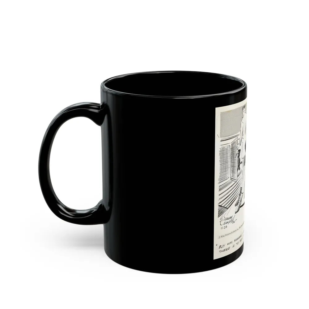 Cuties Daily Comic Strip, 1962 (1) - Black Coffee Mug-Go Mug Yourself