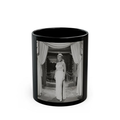 Kim Novak #260 (Vintage Female Icon) Black Coffee Mug-11oz-Go Mug Yourself