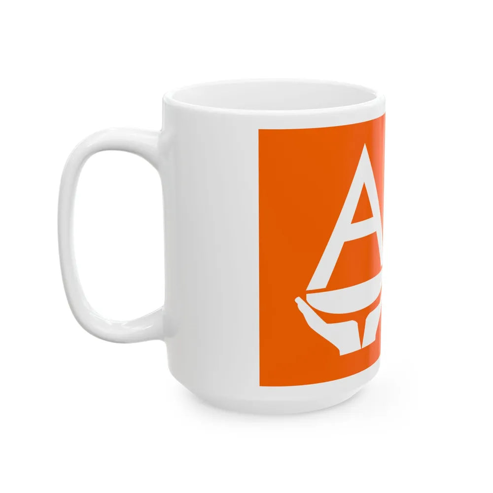 Proposed flag of Antarctica Whitney Smith - White Coffee Mug-Go Mug Yourself