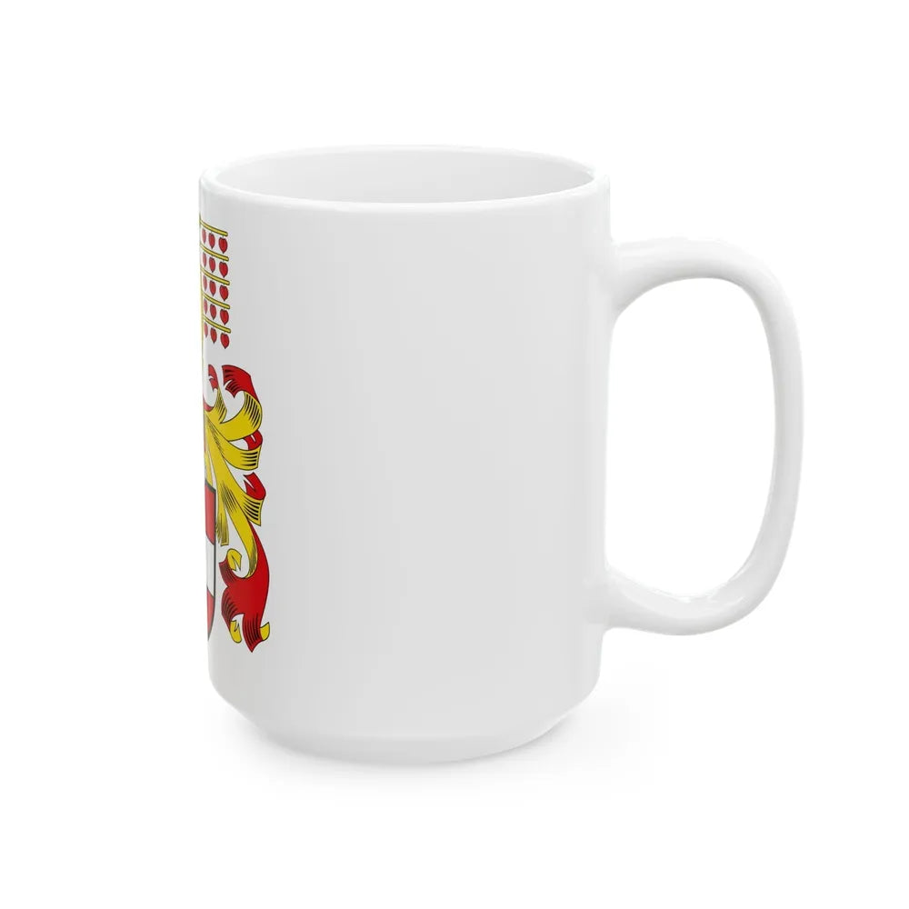 Coat of Arms of Kaernten Austria - White Coffee Mug-Go Mug Yourself