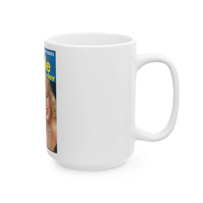 Jayne Mansfield #140 - Mag. Cover (Vintage Female Icon) White Coffee Mug-Go Mug Yourself