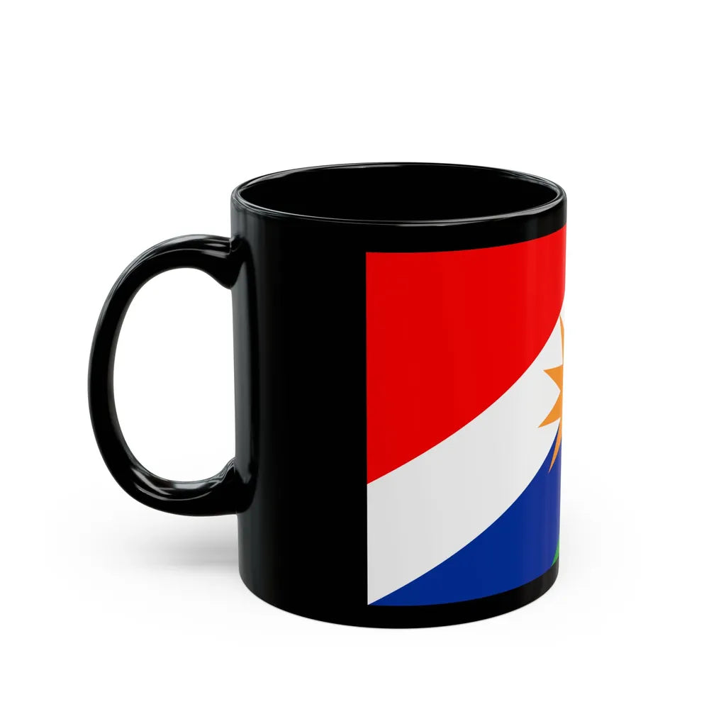 Flag of the Puntarenas Province Costa Rica - Black Coffee Mug-Go Mug Yourself