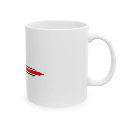 DDAC Wimpel mit Spitze (Germany) White Coffee Mug - Go Mug Yourself