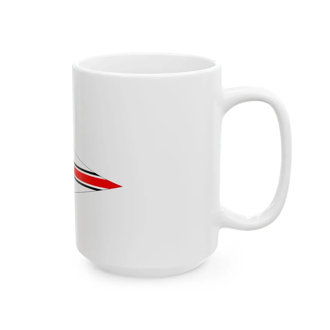 DDAC Wimpel mit Spitze (Germany) White Coffee Mug - Go Mug Yourself