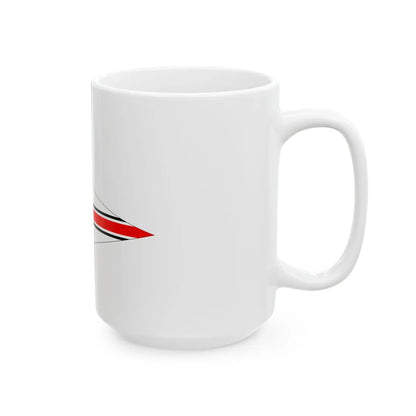 DDAC Wimpel mit Spitze (Germany) White Coffee Mug - Go Mug Yourself
