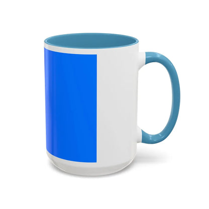 Flag of Brescia Italy - Accent Coffee Mug-Go Mug Yourself