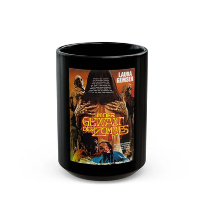 EROTIC NIGHTS OF THE LIVING DEAD (GERMAN) 1980 Movie Poster - Black Coffee Mug-15oz-Go Mug Yourself