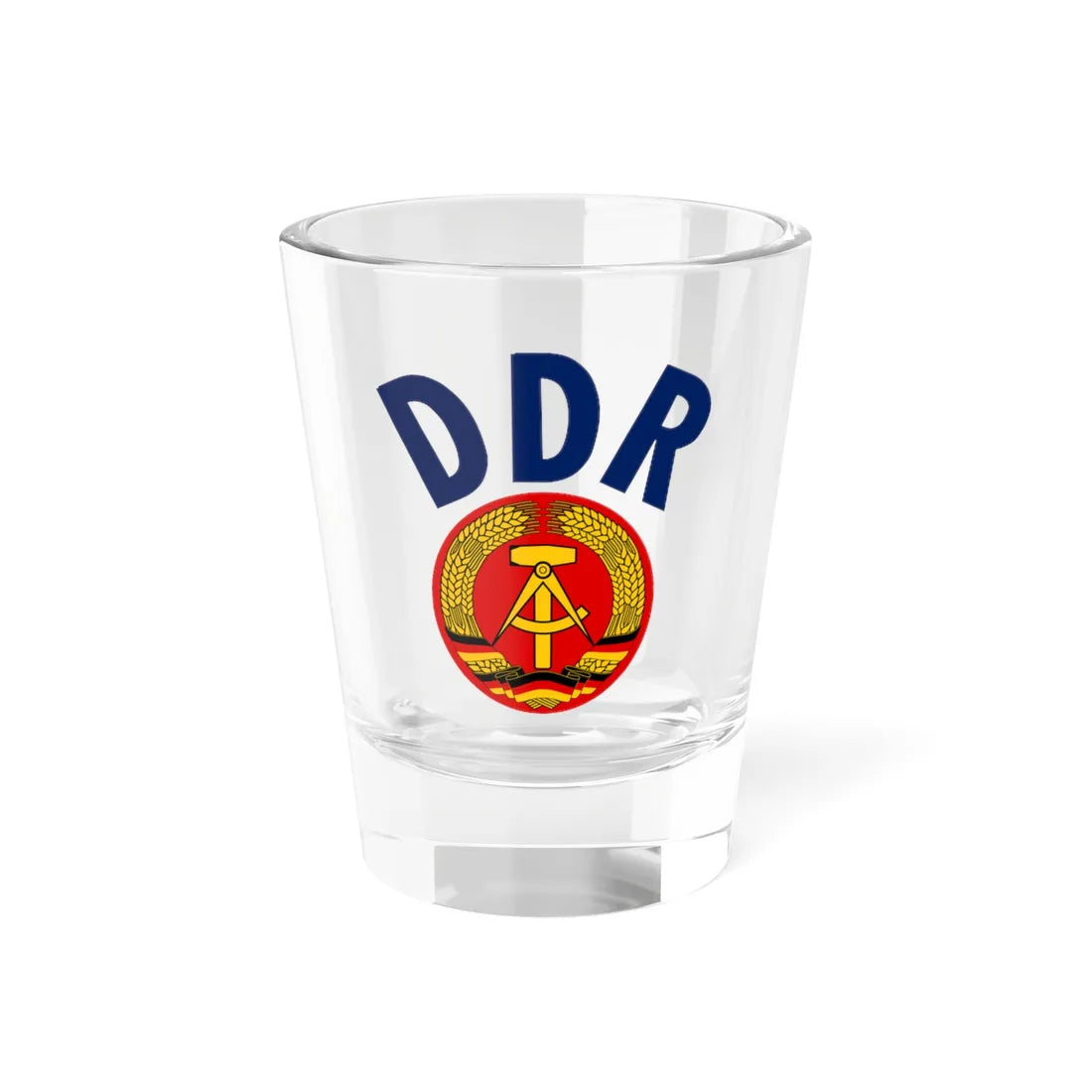 DDR National Sport Team (Coat of Arms) Shot Glass 1.5oz 1.5oz - Go Mug Yourself