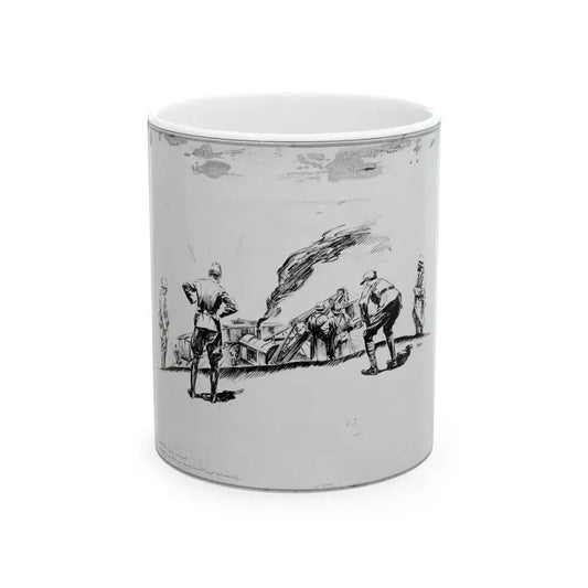 De Alton Valentine Illustration - White Coffee Mug 11oz - Go Mug Yourself