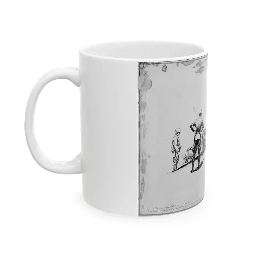 De Alton Valentine Illustration - White Coffee Mug - Go Mug Yourself