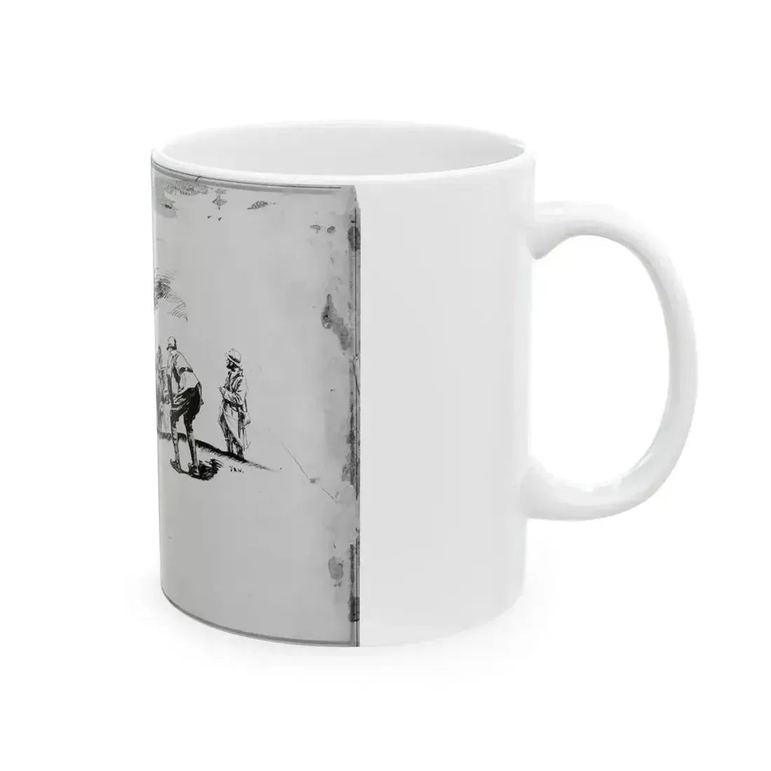 De Alton Valentine Illustration - White Coffee Mug - Go Mug Yourself