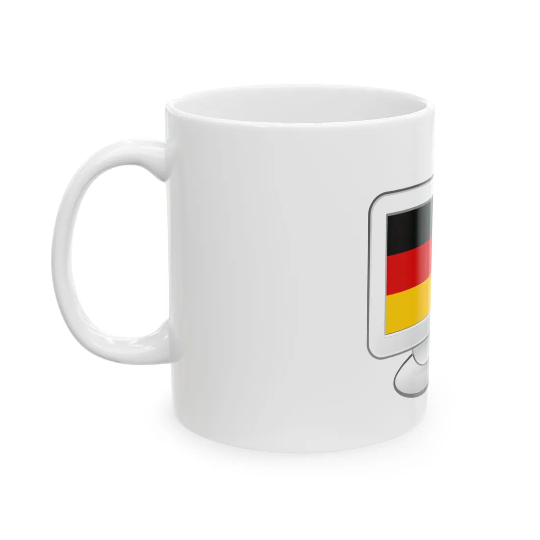 De Computer (Germany) White Coffee Mug - Go Mug Yourself