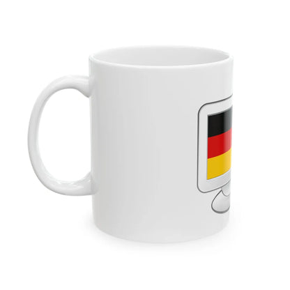 De Computer (Germany) White Coffee Mug - Go Mug Yourself