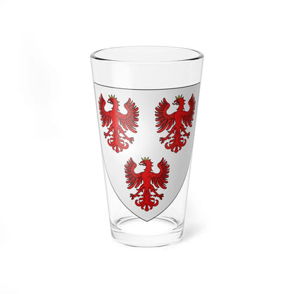 De Courcy arms (Ireland) (Coat of Arms) Pint Glass 16oz 16oz - Go Mug Yourself