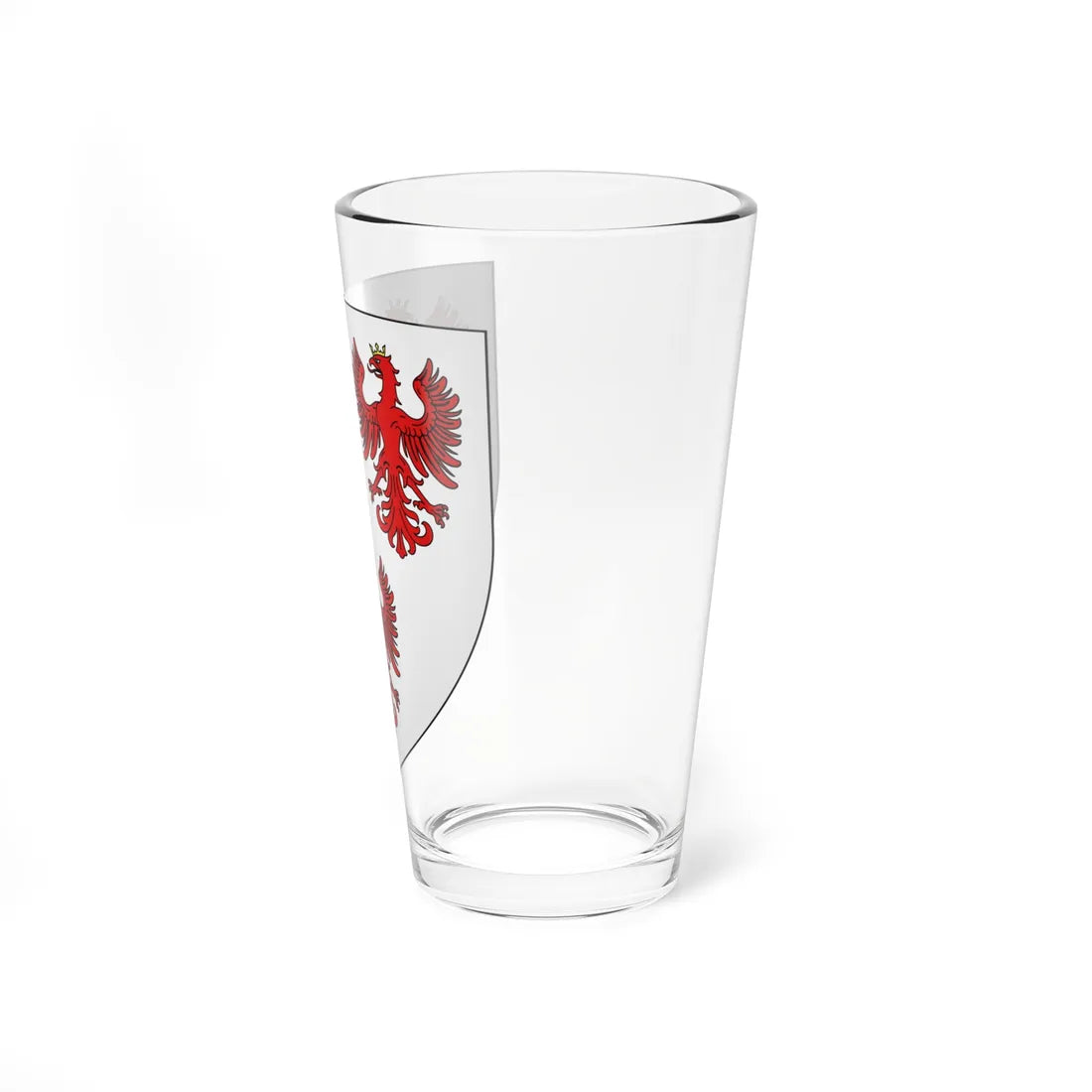De Courcy arms (Ireland) (Coat of Arms) Pint Glass 16oz - Go Mug Yourself