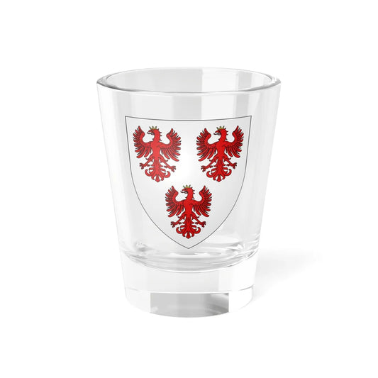 De Courcy arms (Ireland) (Coat of Arms) Shot Glass 1.5oz 1.5oz - Go Mug Yourself