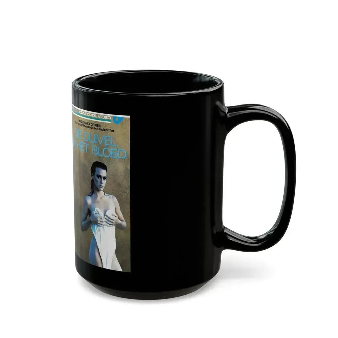 DE DUIVEL IN HET BLOED (VHS COVER) - Black Coffee Mug - Go Mug Yourself