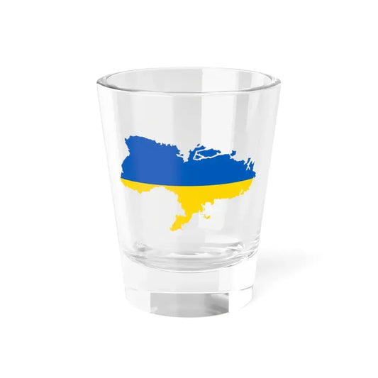 De-facto flag map of Ukraine March 20 2022 (Ukraine) Shot Glass 1.5oz 1.5oz - Go Mug Yourself