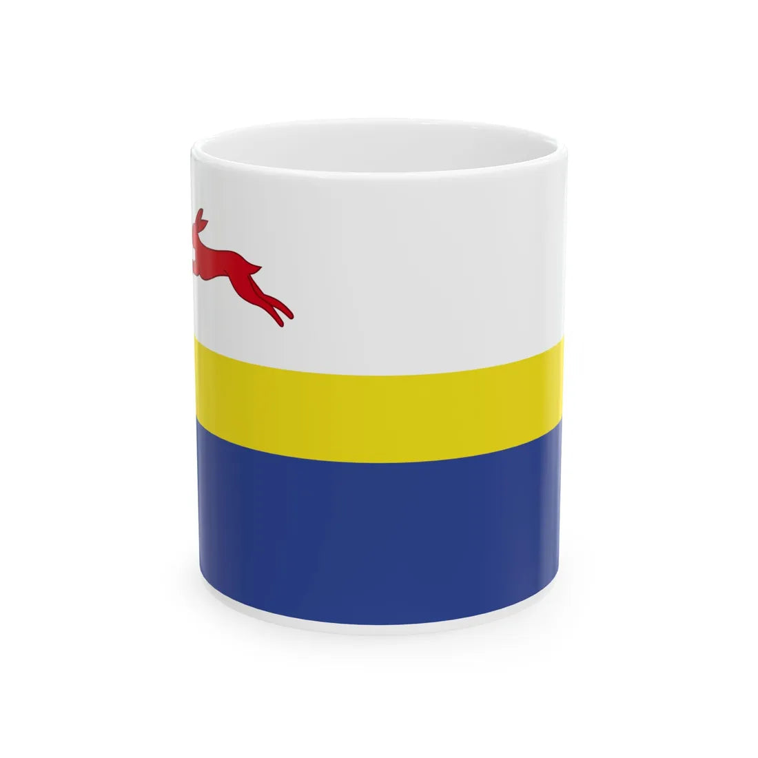 De Friese Meren vlag (Netherlands) White Coffee Mug 11oz - Go Mug Yourself